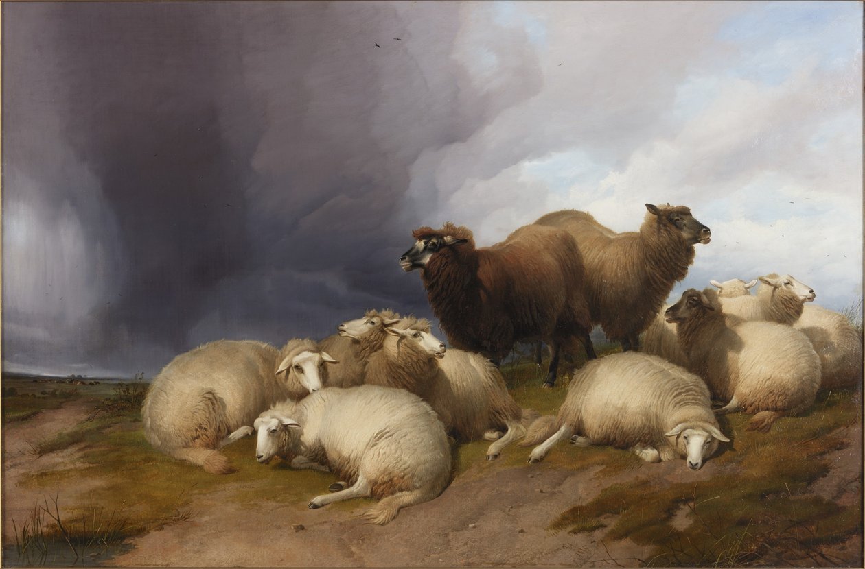 The Approaching Storm by Thomas Sidney Cooper