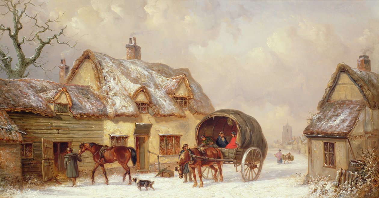 Winter Scene by Thomas Smythe