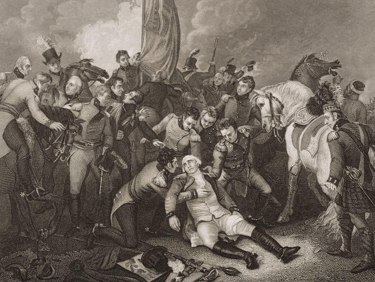 The Death of General Sir Ralph Abercromby, illustration from 