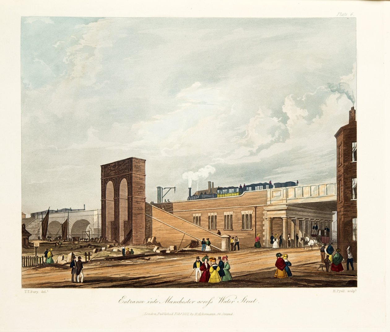 Entrance into Manchester Across Water Street