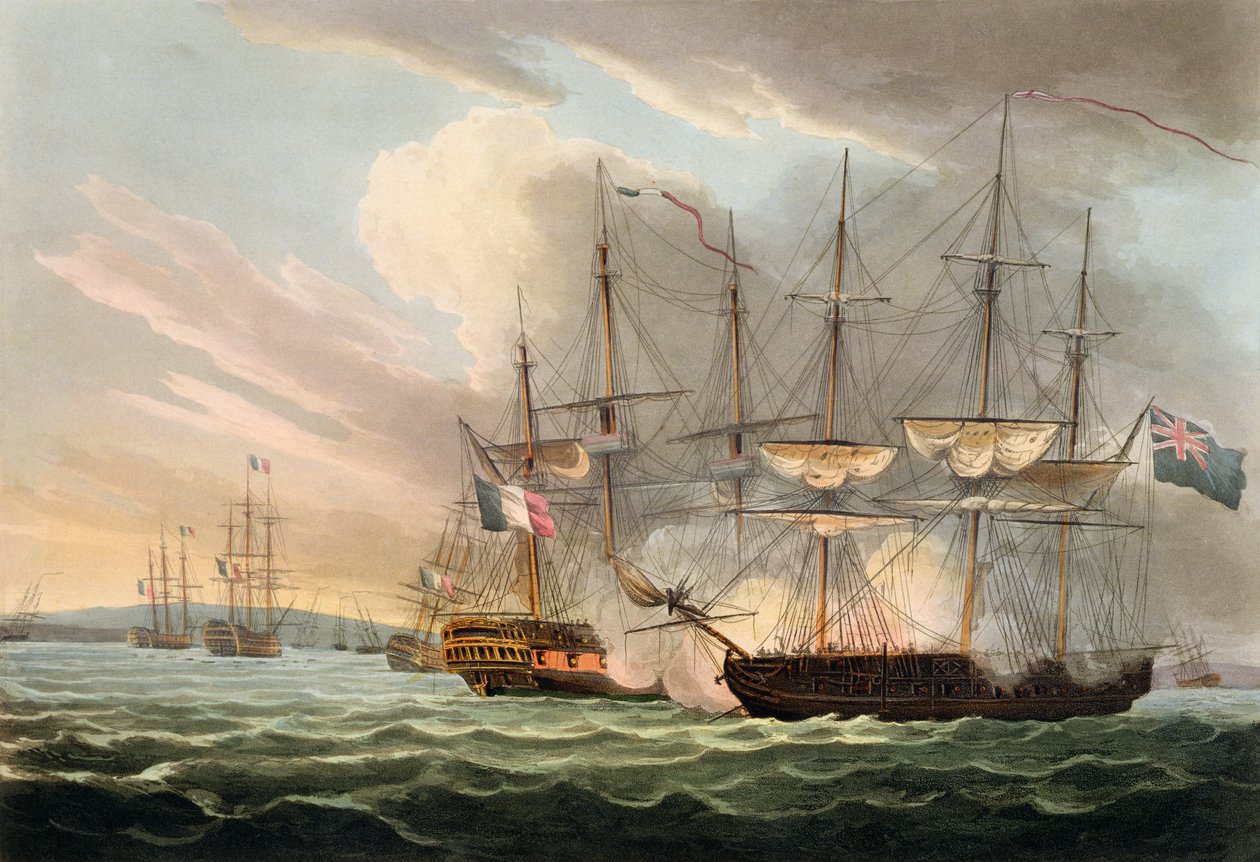 Destruction of the French Fleet in Basque Roads, April 12th 1809, from 