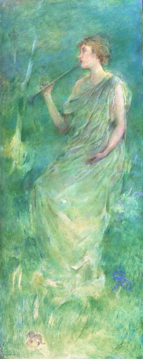 Music, c.1890-95 by Thomas Wilmer Dewing