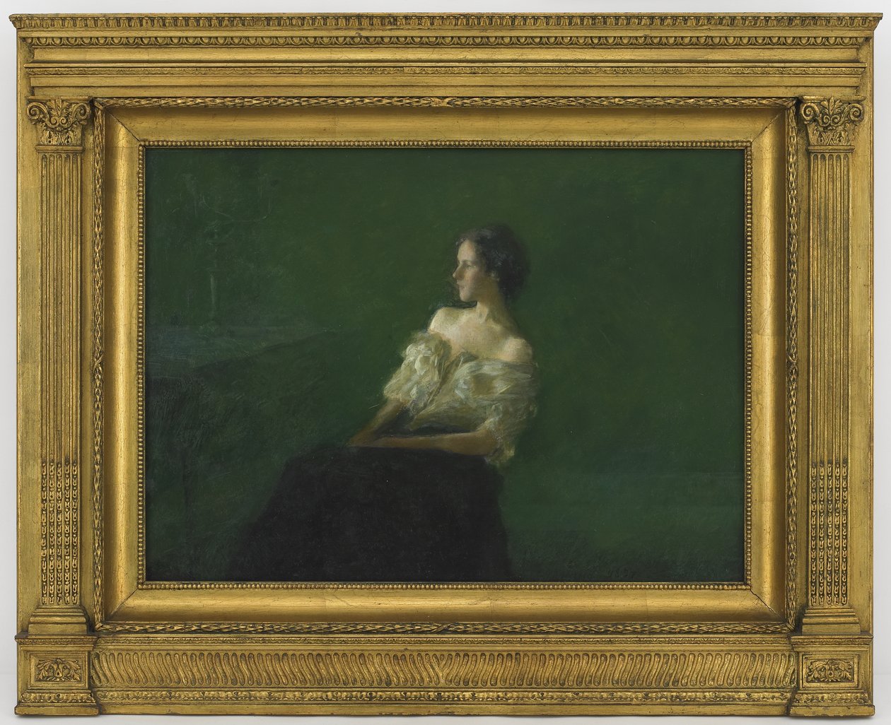 Study of a Woman Seated by Thomas Wilmer Dewing