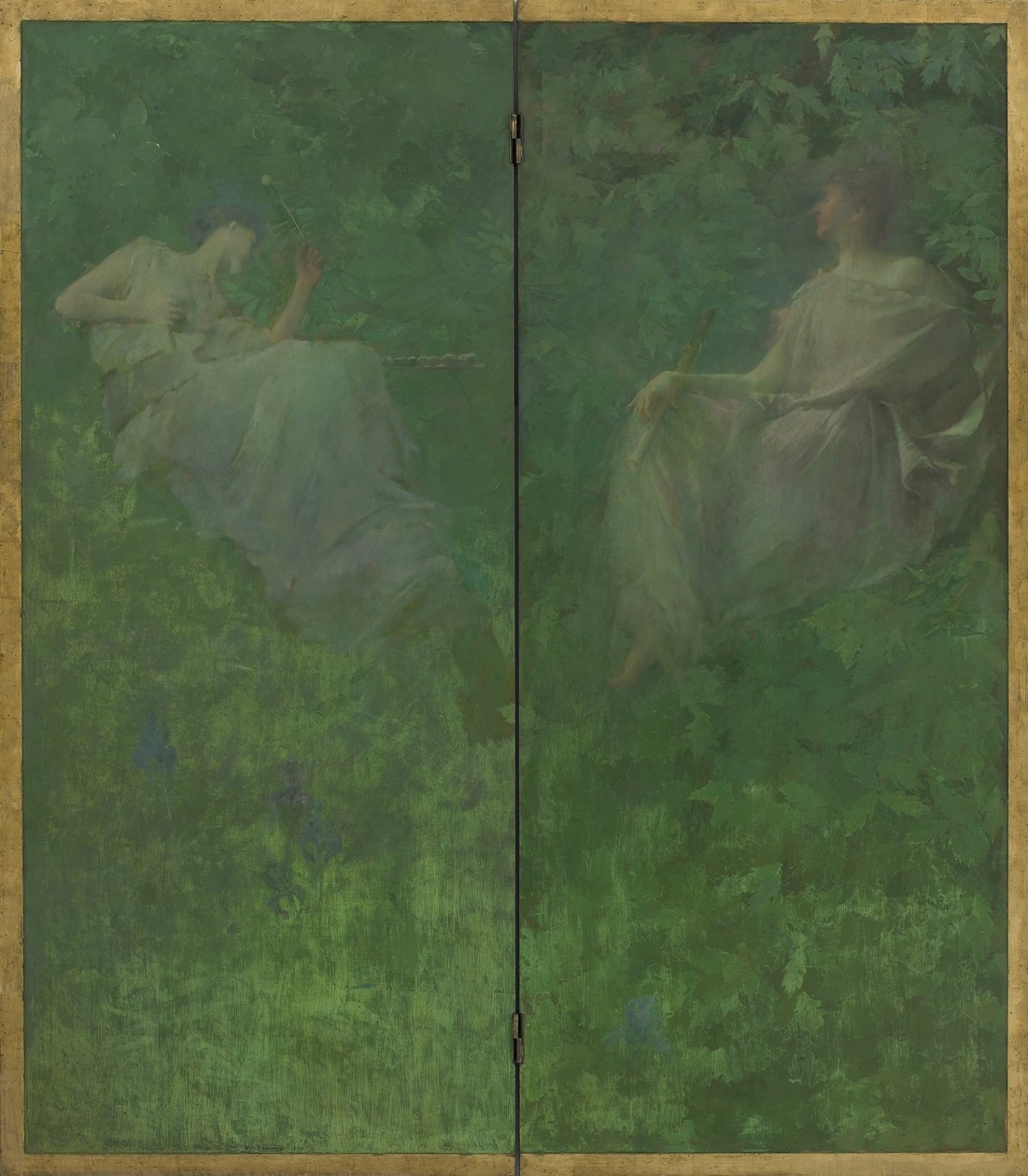 The Four Sylvan Sounds, 1896-97 by Thomas Wilmer Dewing