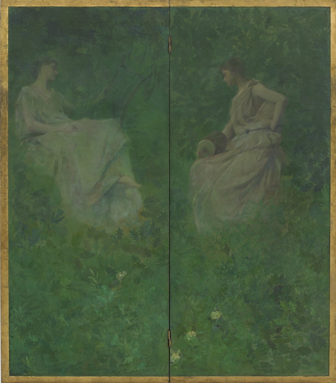 The Four Sylvan Sounds, 1896-97 by Thomas Wilmer Dewing
