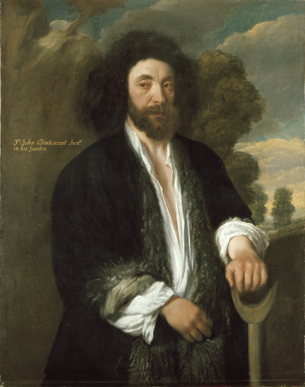John Tradescant the Younger as a Gardener, 17th century by Thomas de Critz