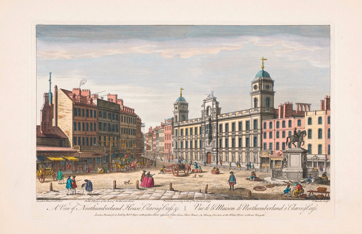 Northumberland House, Charing Cross by Thomas (after) Bowles