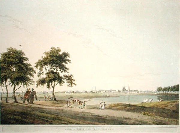 Part of the Black Town, Madras, plate 34 from 