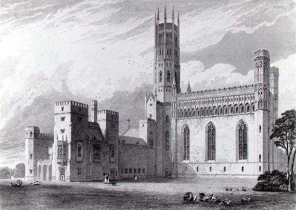 Fonthill Abbey from the south-east, from 
