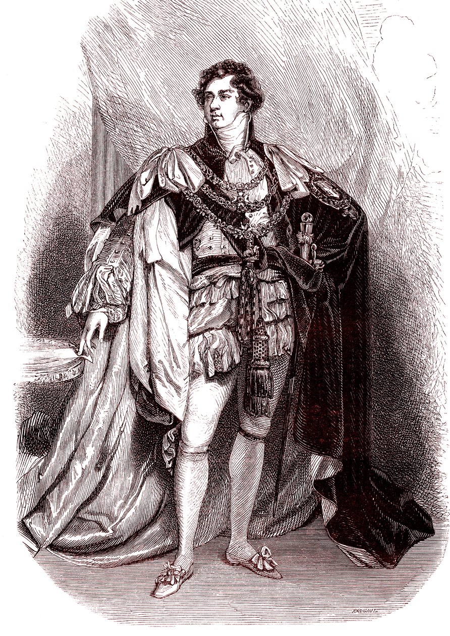 George IV, king of England by Thomas (after) Lawrence