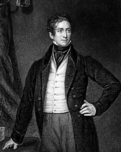 Sir Robert Peel (1788-1850), engraved by J.Cochran by Thomas (after) Lawrence