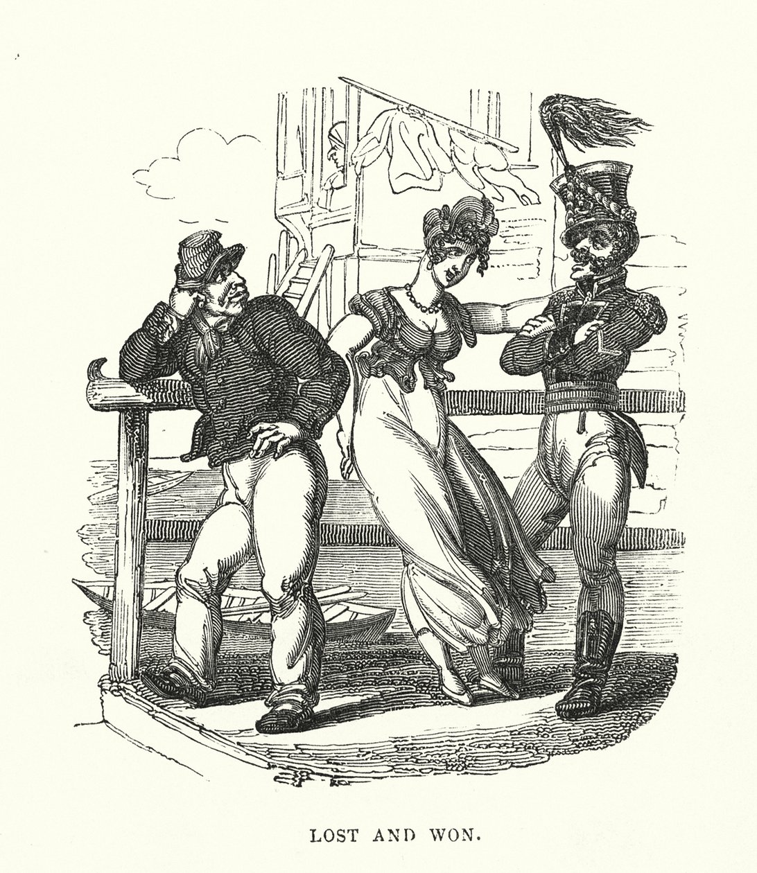 Lost and Won by Thomas (after) Rowlandson