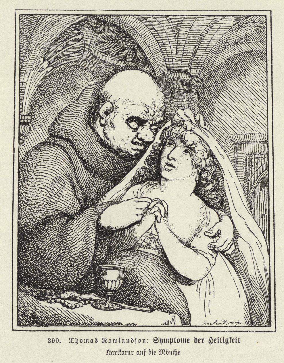 Symptoms of Sanctity by Thomas (after) Rowlandson