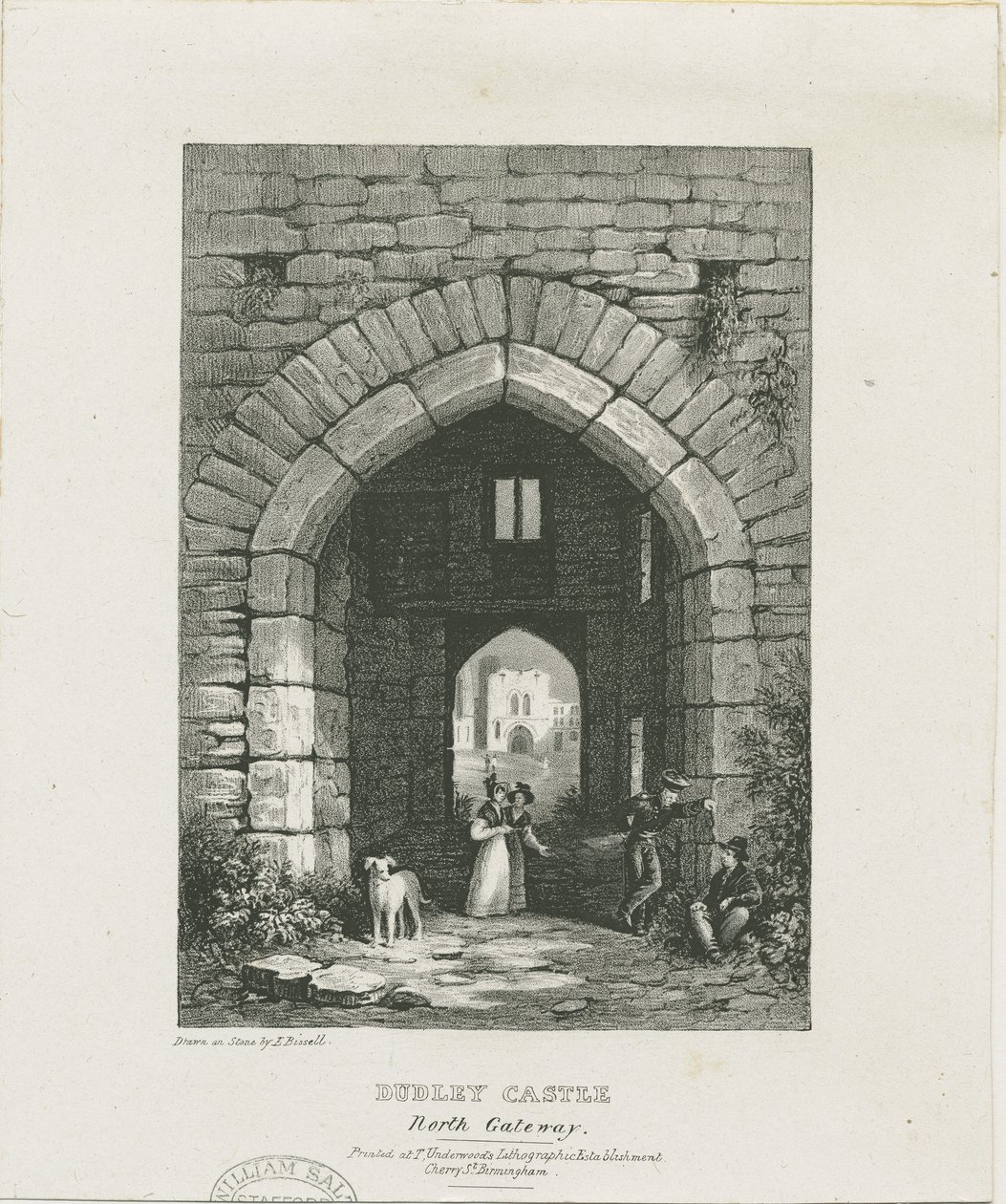 Dudley Castle - North Gateway by Thomas (after) Underwood