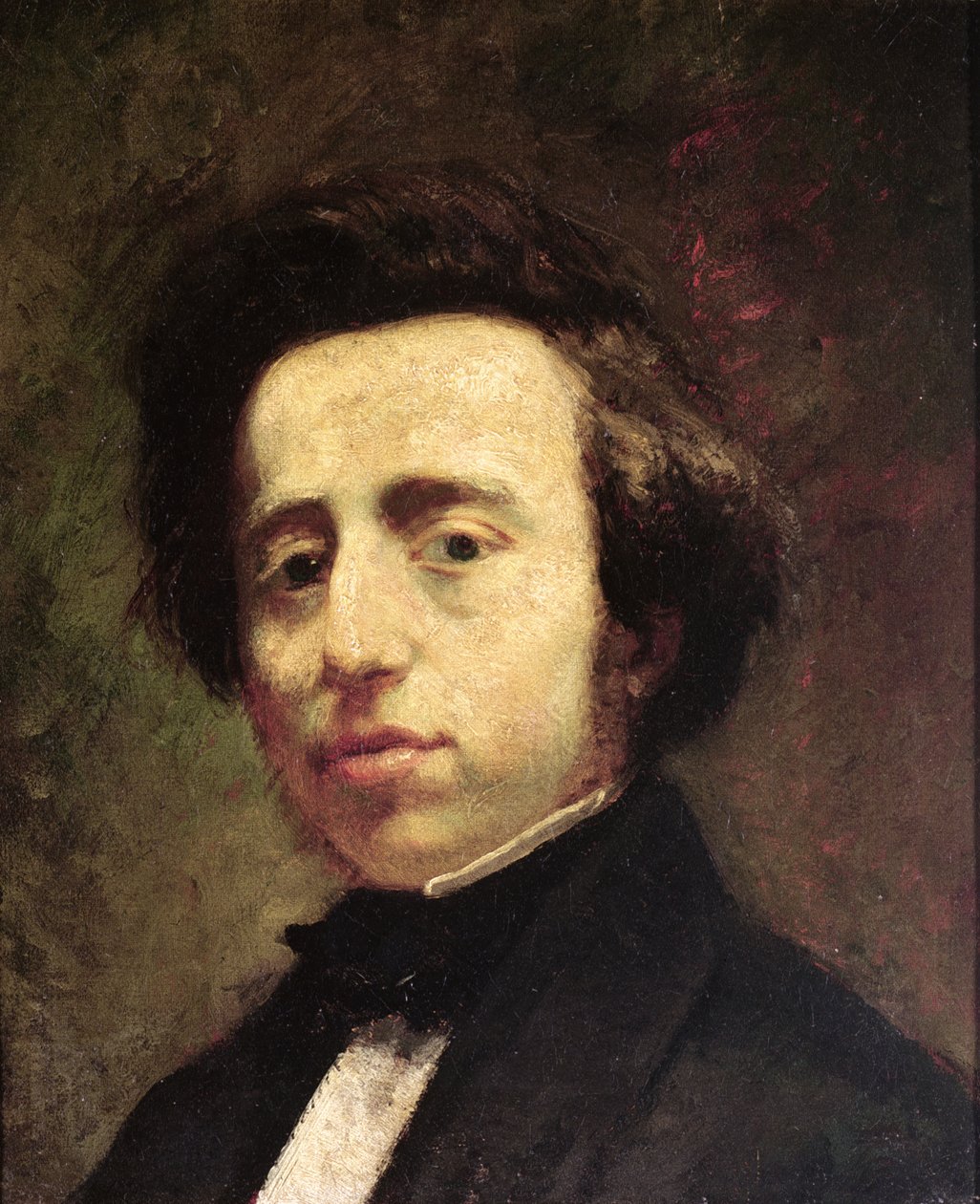 Portrait of Frederic Chopin by Thomas (attr. to) Couture