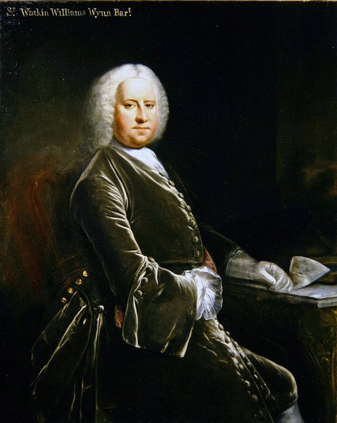 Portrait of Sir Watkin Williams Wynn, 3rd Baronet, late 1730s by Thomas (attr. to) Frye