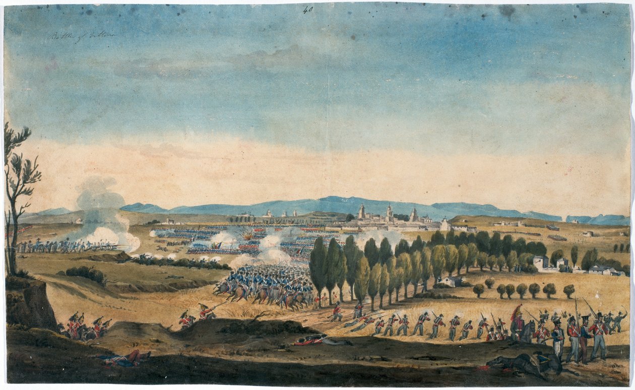 Battle of Vittoria by Thomas (attrib. to) McNiven