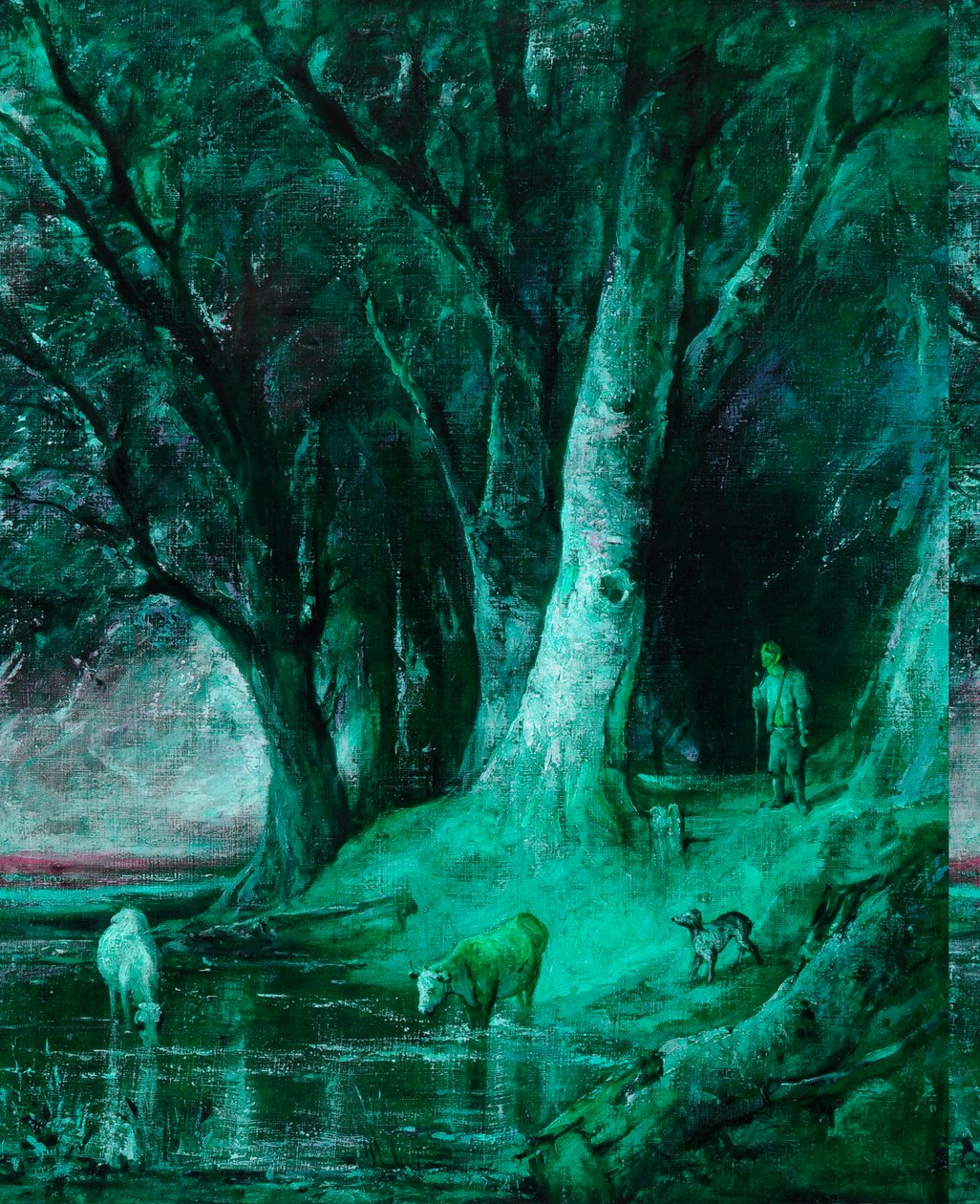 The Edge of the Wood by Thomas (attr.to) Churchyard