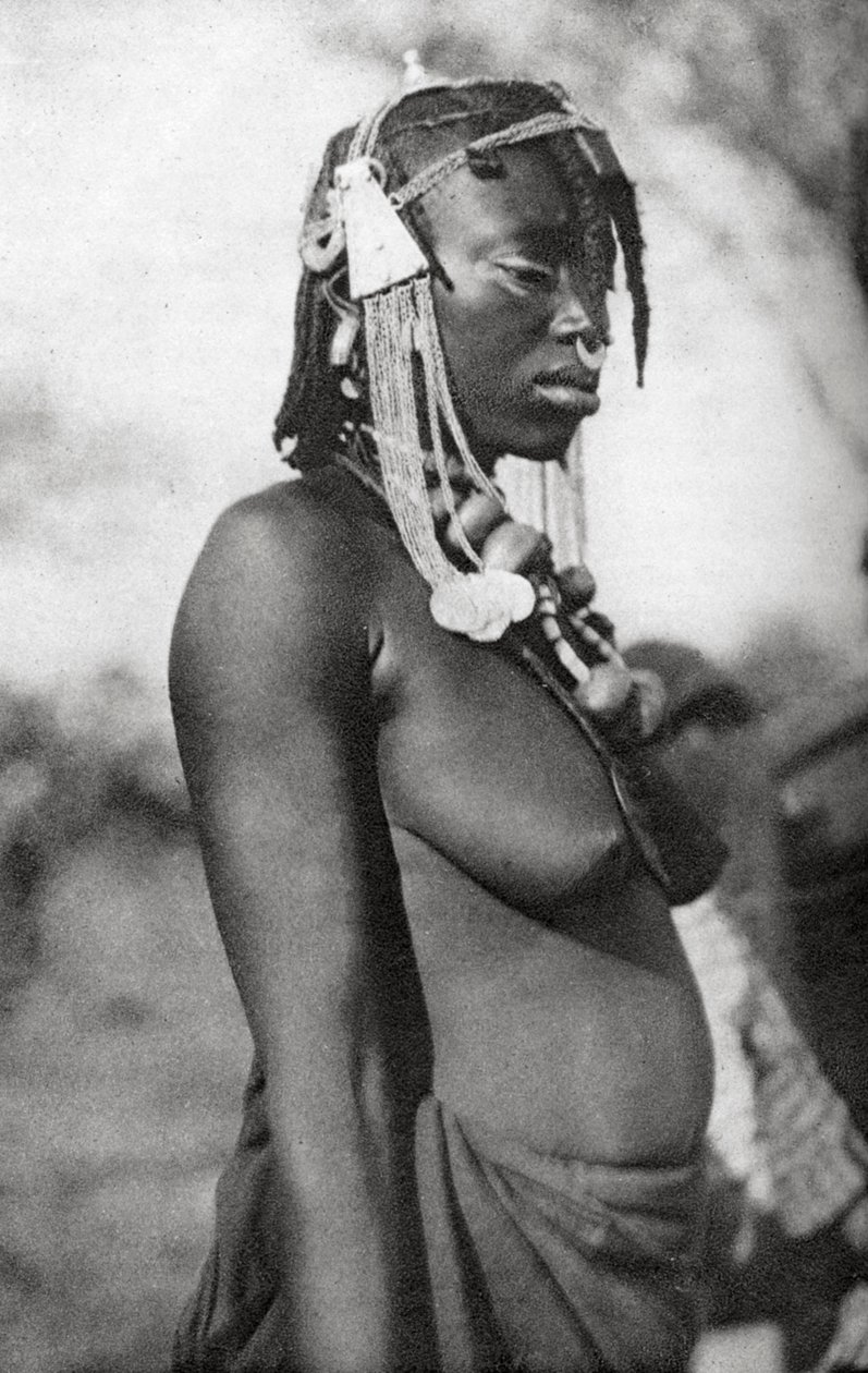 Arab woman of the Southern Sudan, Abu Matarik to Halfa, Sudan by Thomas A. Glover