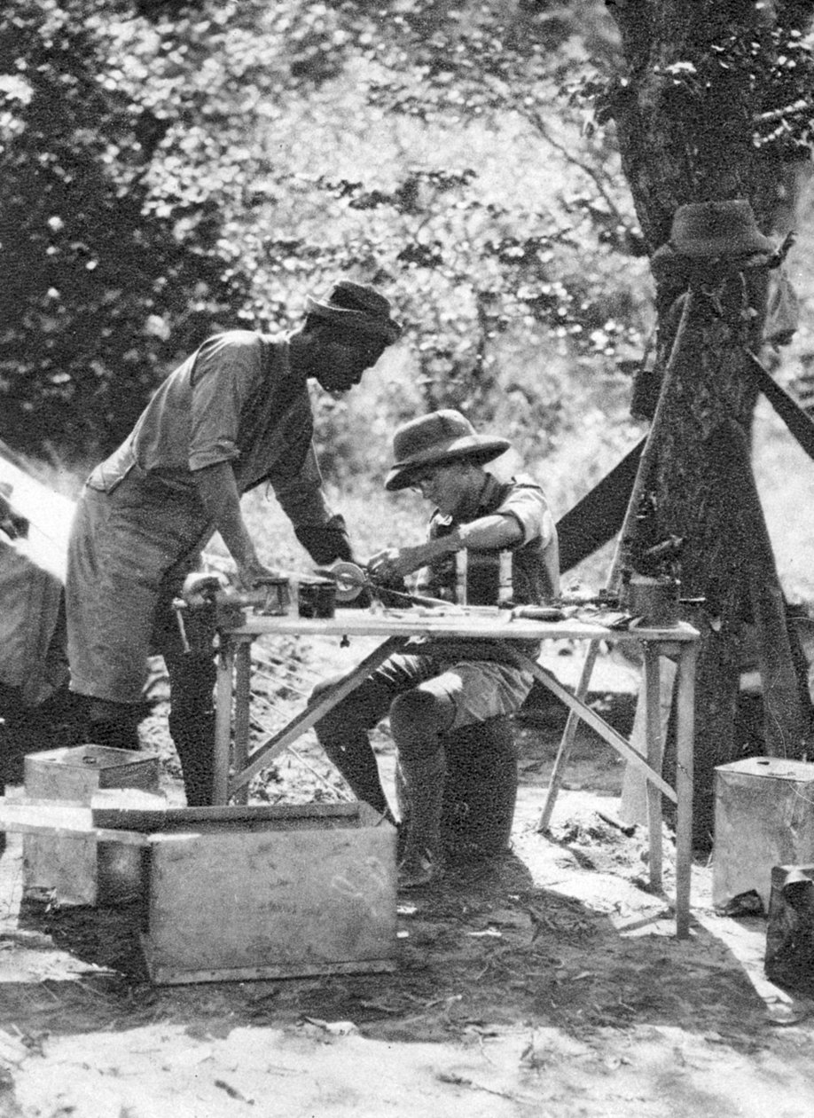 Errol Hinds and Julius Mapata, Livingstone to Broken Hill, Northern Rhodesia, 1925 1927 by Thomas A. Glover