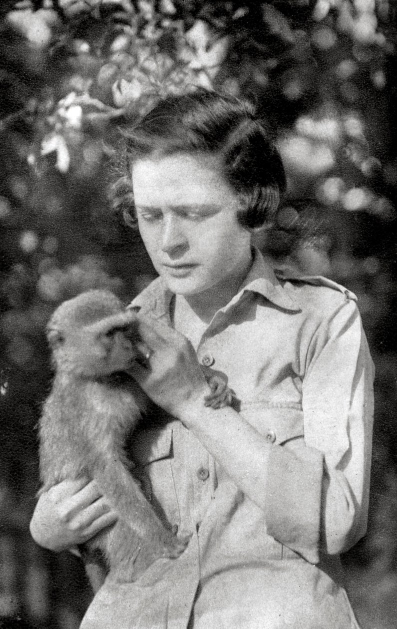 Stella Court Treatt and Her Monkey Kima, Dodoma to Mongalla, East Africa, 1925-1927 by Thomas A. Glover