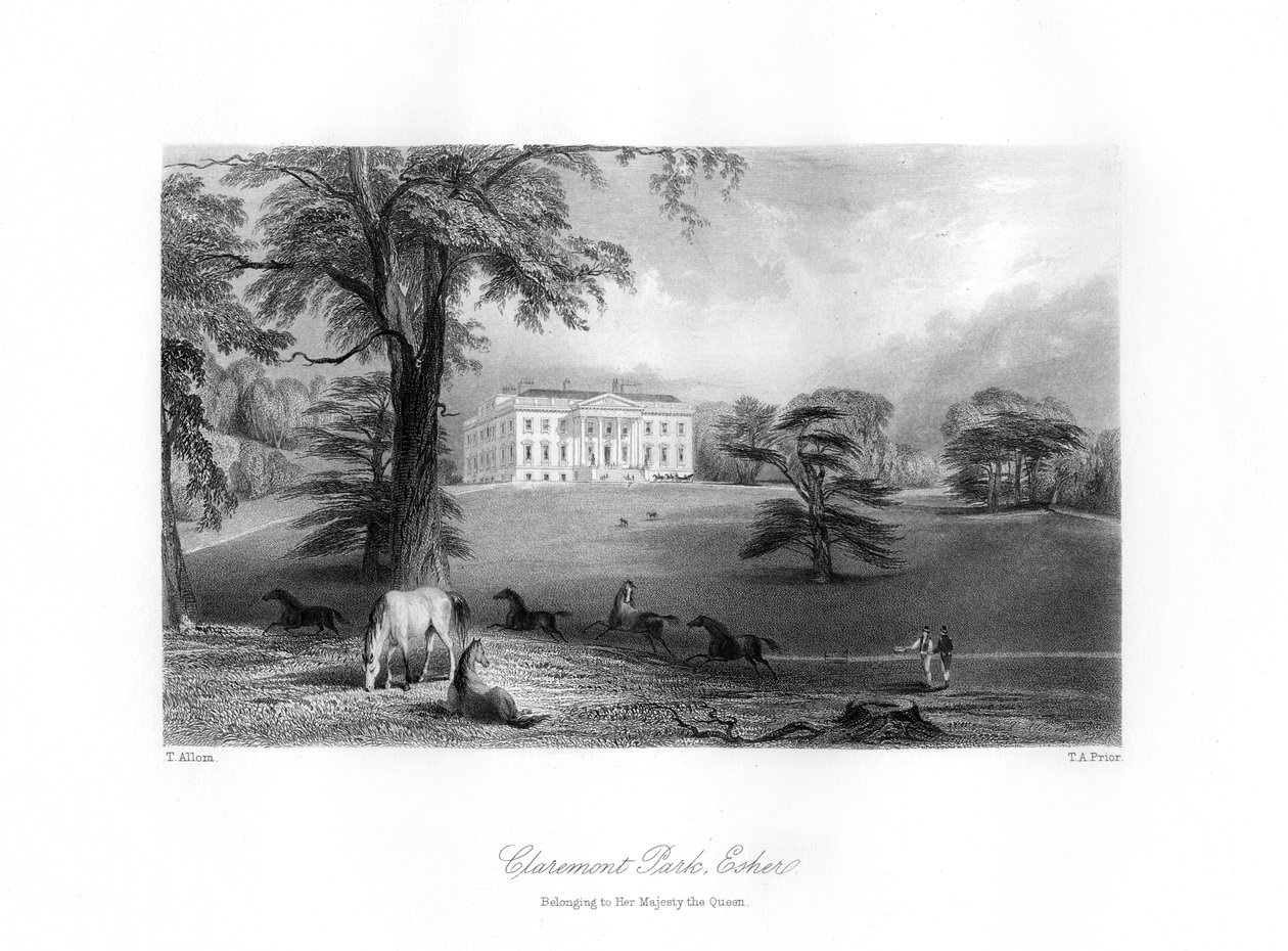 Claremont Park, Esher, Surrey by Thomas Abel Prior