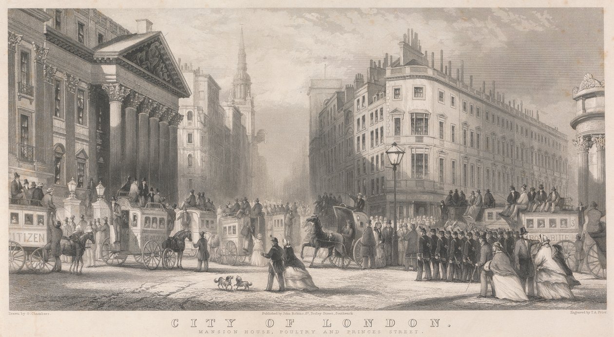 City of London, Mansion House, Poultry and Prince