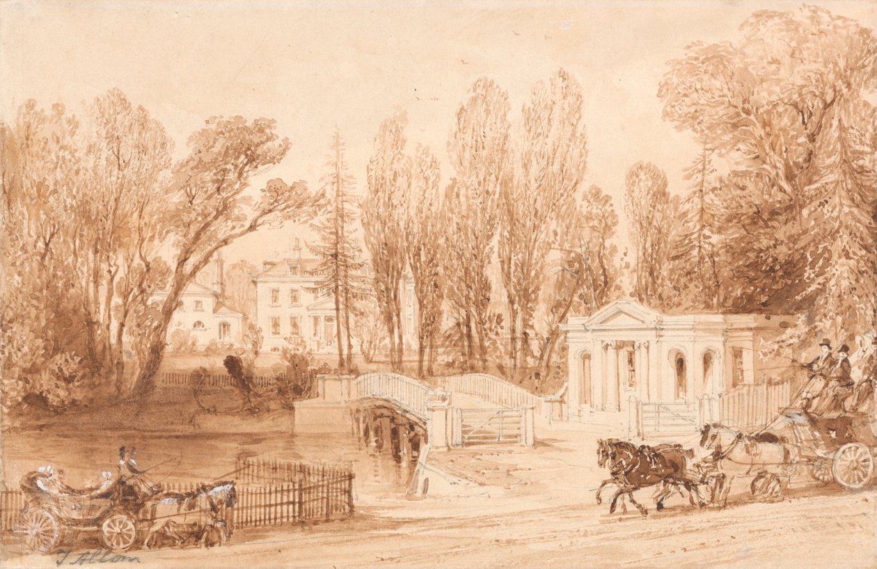 Thorncroft, near Leatherhead by Thomas Allom
