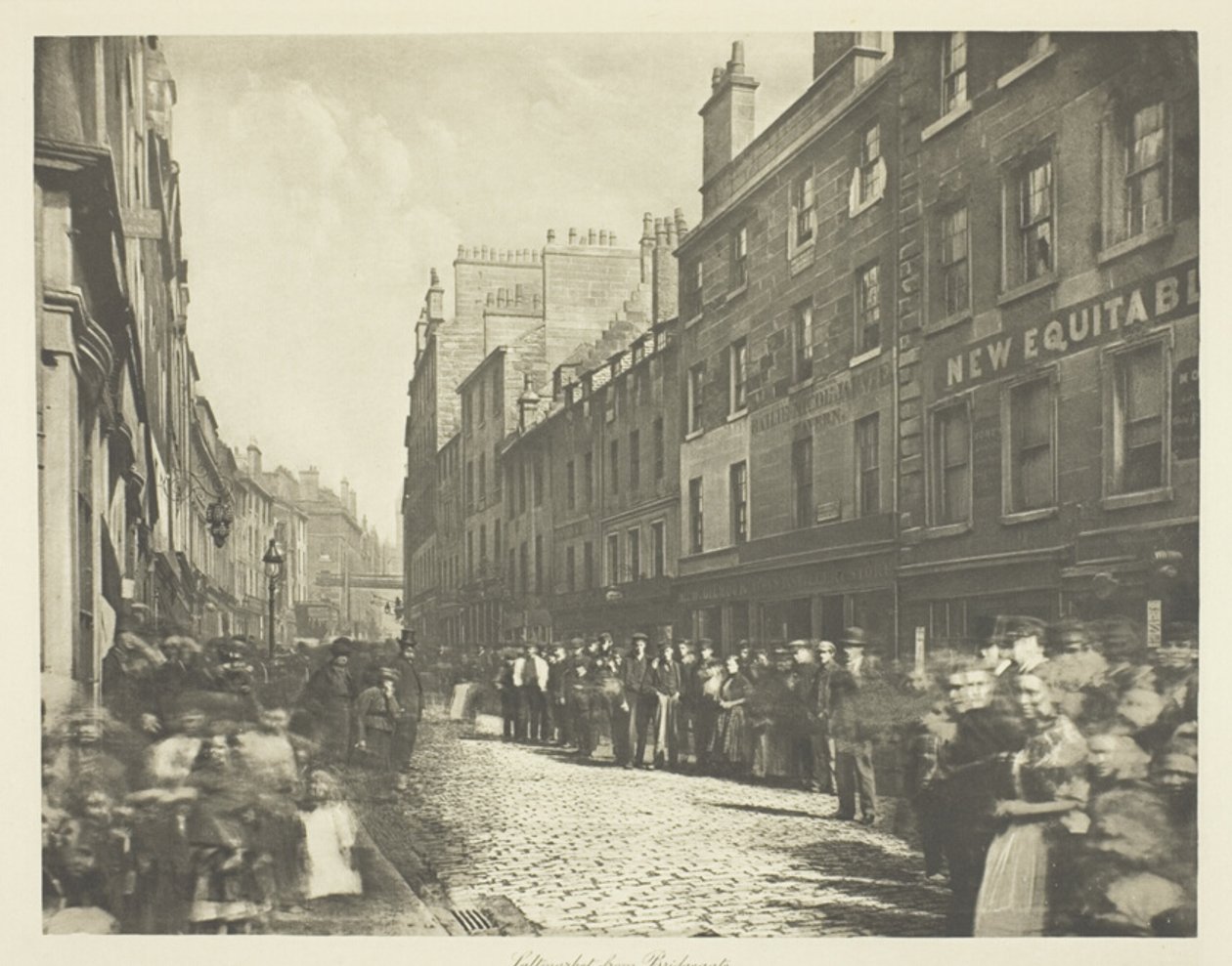 Saltmarket from Bridgegate by Thomas Annan