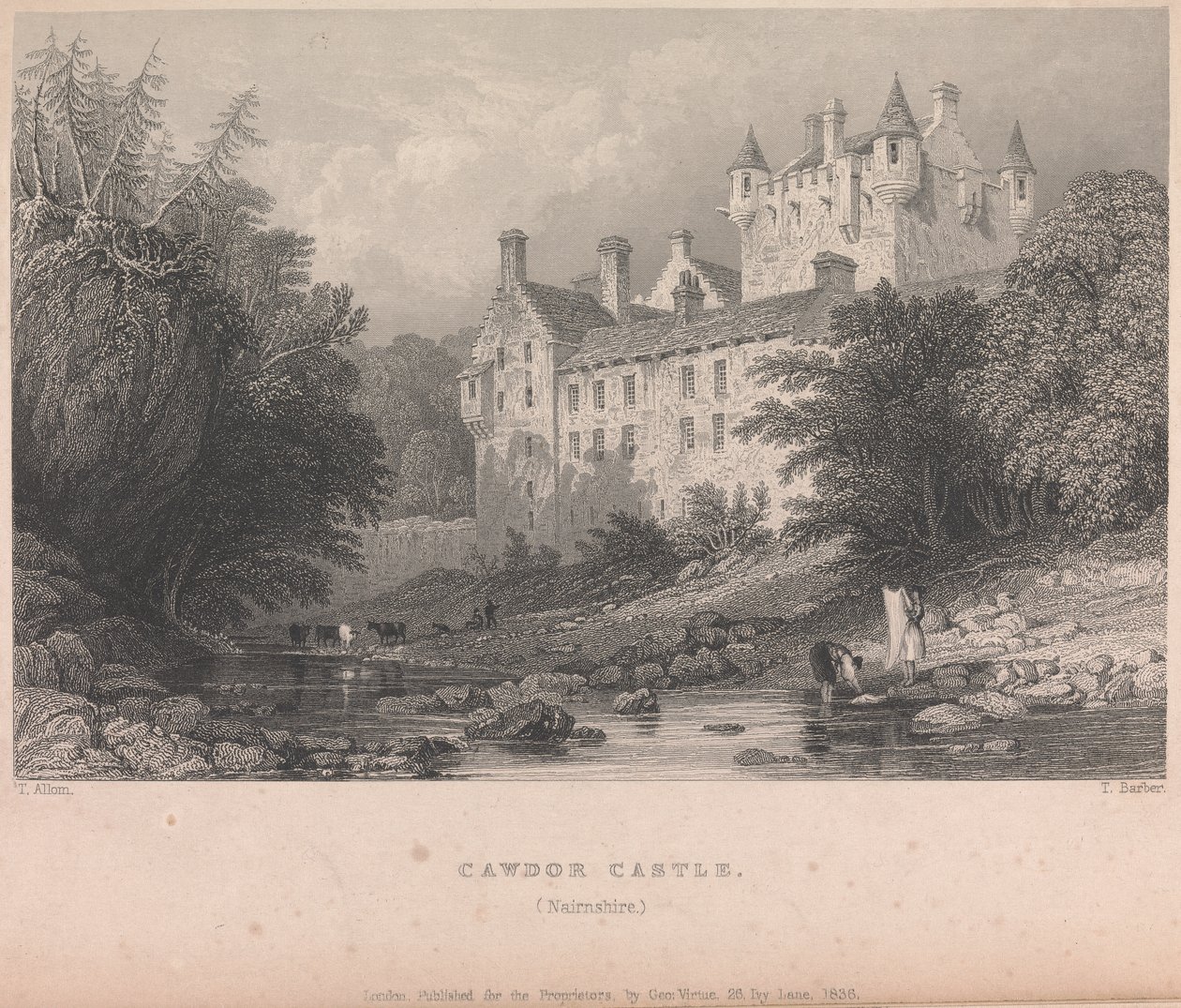 Cawdor Castle, Narnshire by Thomas Barber