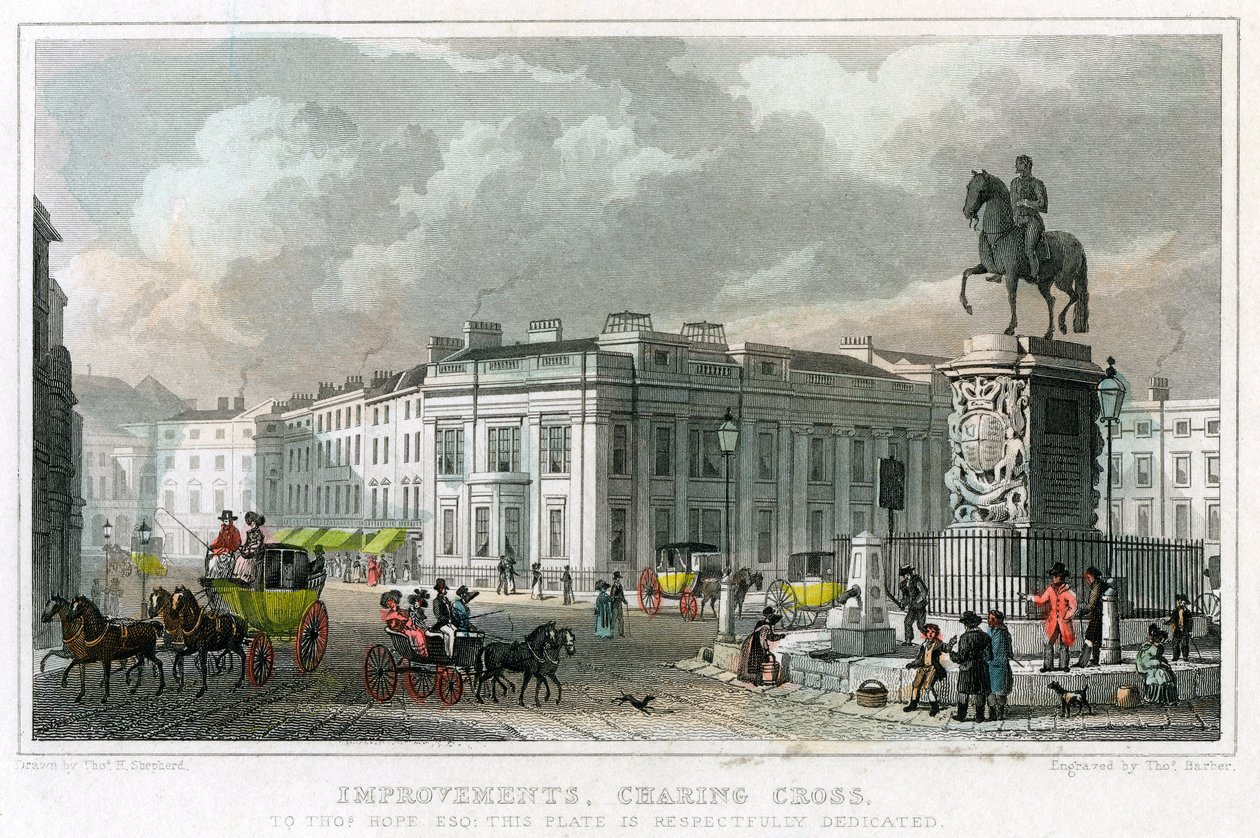 Improvements, Charing Cross, Westminster, London by Thomas Barber