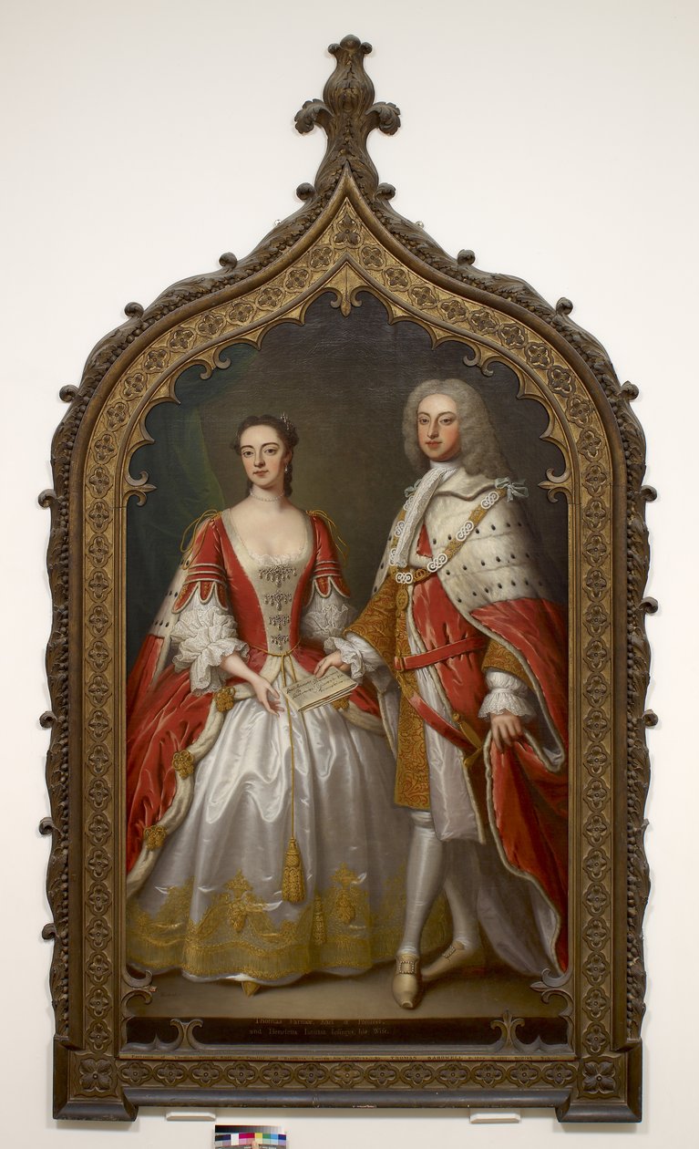 Thomas Fermor, 1st Earl of Pomfret and Henrietta Louisa, Countess of Pomfret, c.1750 by Thomas Bardwell