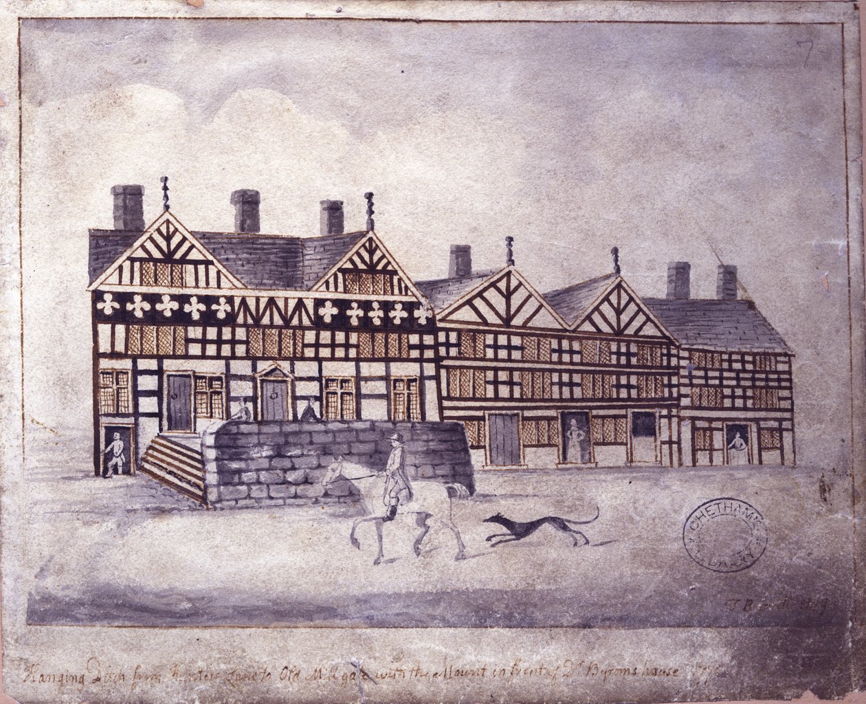 Hanging Ditch, Manchester, 1819 by Thomas Barritt