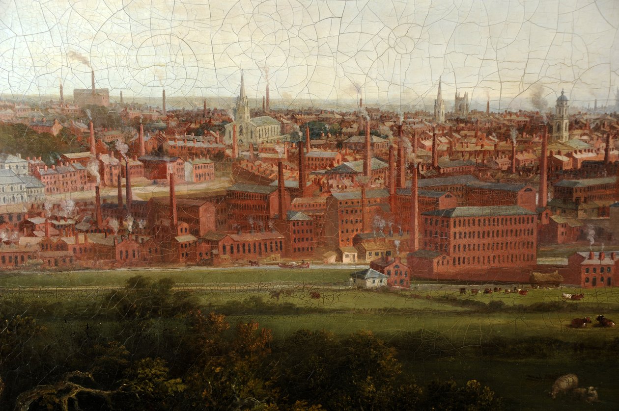 View of Leeds by Thomas Burras