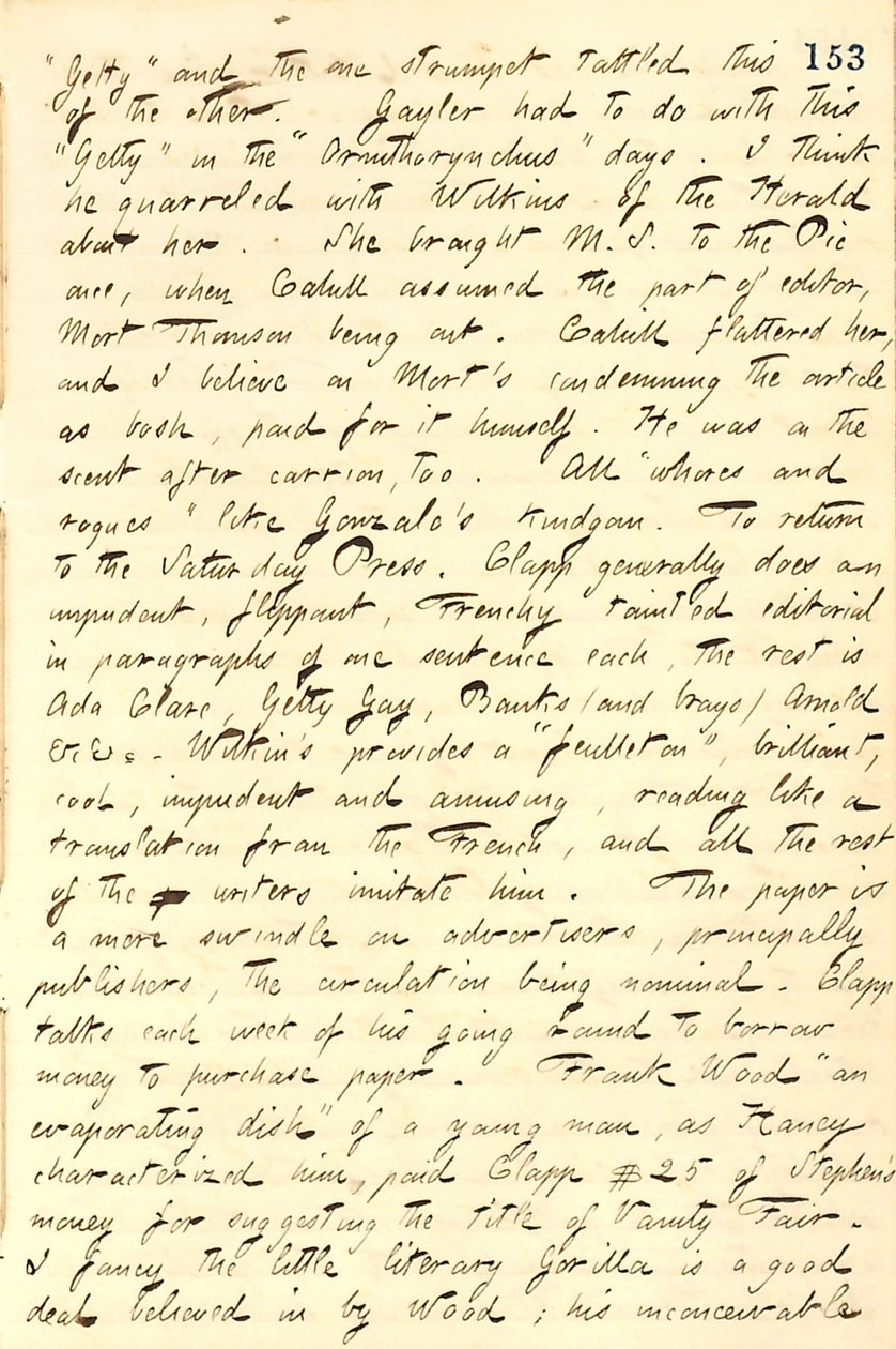 Thomas Butler Gunn Diaries - Volume 11, page 162, November 29, 1859 by Thomas Butler Gunn