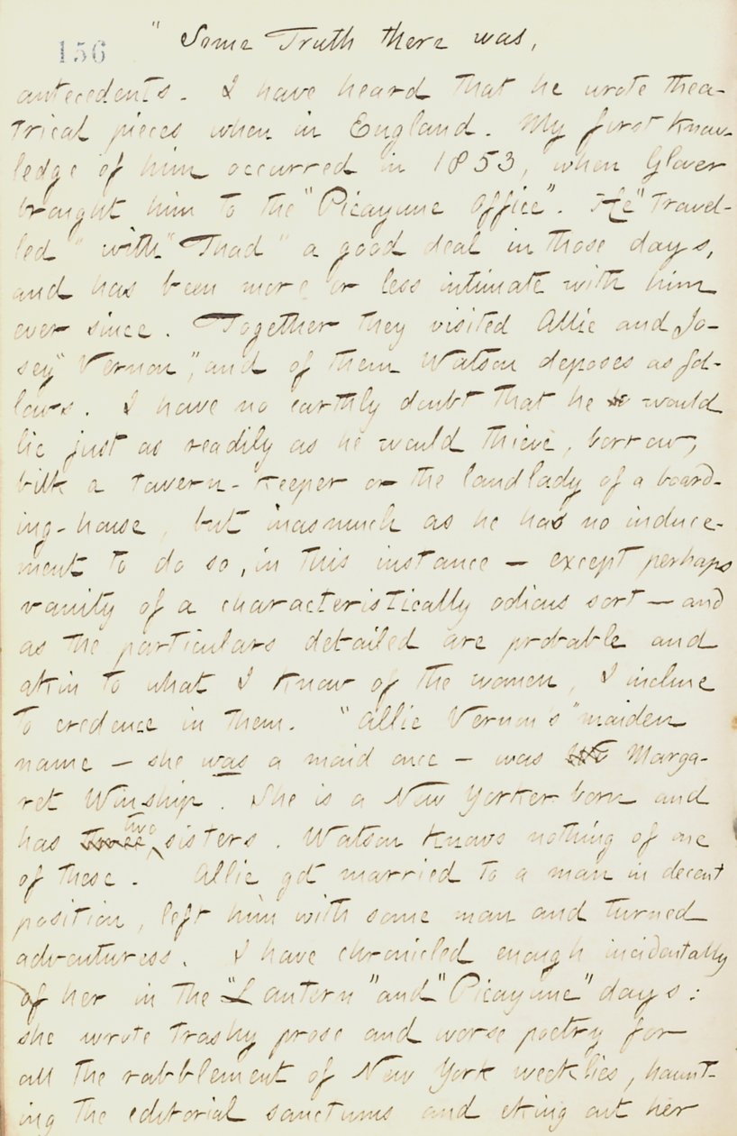 Thomas Butler Gunn Diaries - Volume 18, page 172, January 16, 1862 by Thomas Butler Gunn