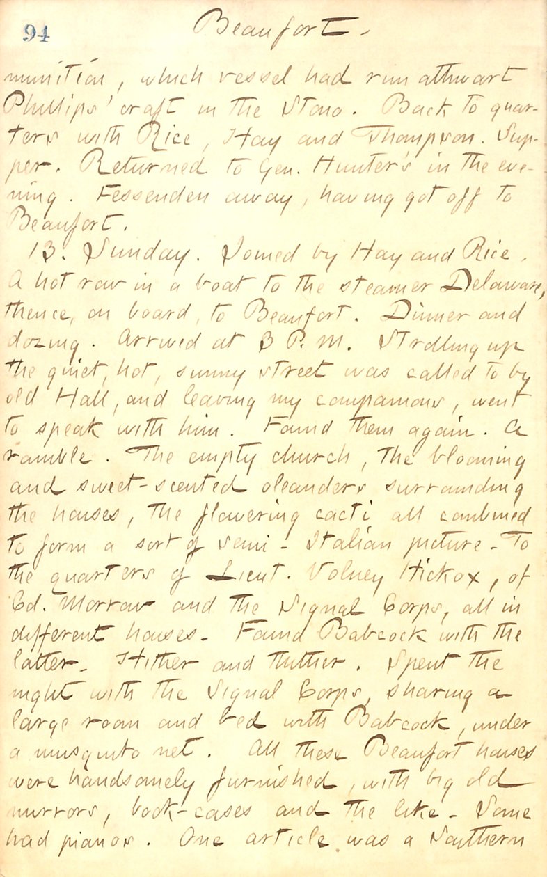 Thomas Butler Gunn Diaries - Volume 20, page 104, July 12, 1862 by Thomas Butler Gunn