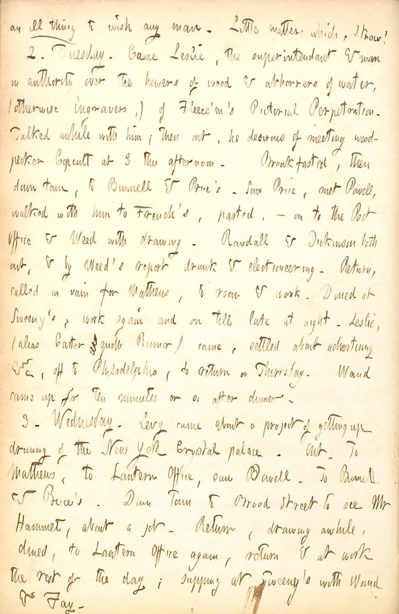 Thomas Butler Gunn Diaries - Volume 5, page 83, November 1-3, 1852 by Thomas Butler Gunn
