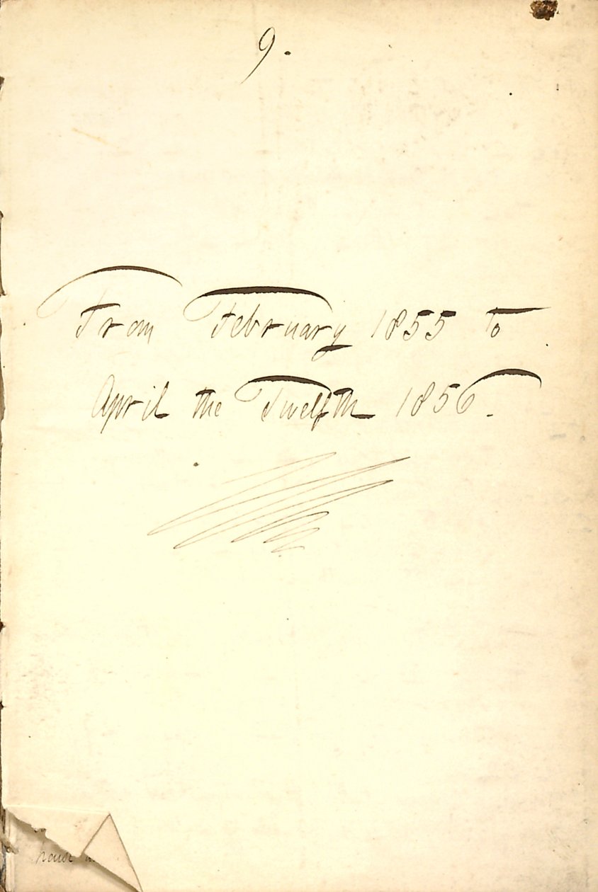 Thomas Butler Gunn Diaries - Volume 7, page 5, 1855-1856 by Thomas Butler Gunn