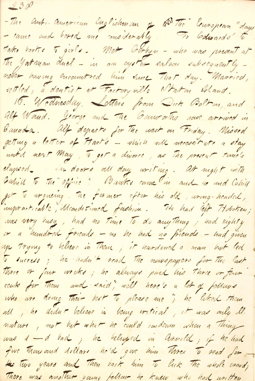Thomas Butler Gunn Diaries - Volume 8, page 227, September 15-16, 1857 by Thomas Butler Gunn