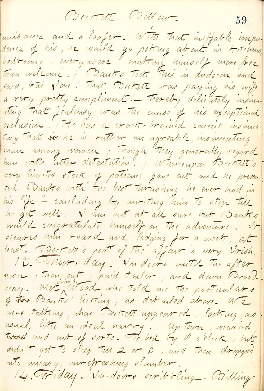 Thomas Butler Gunn Diaries by Thomas Butler Gunn
