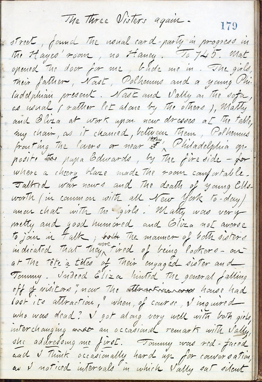 Thomas Butler Gunn Diaries by Thomas Butler Gunn