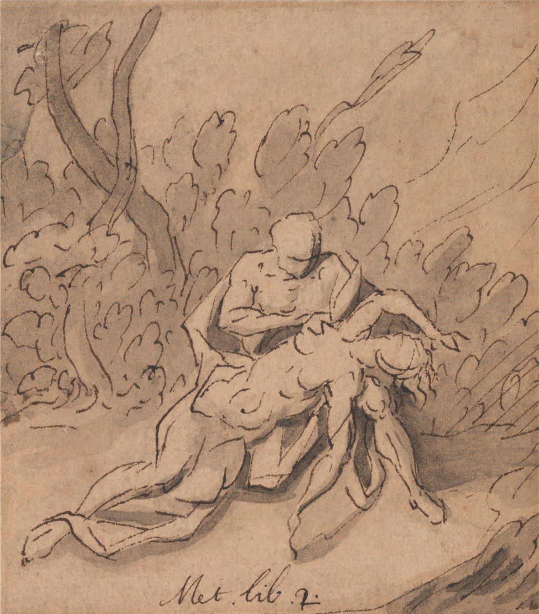Jupiter and Callisto: Ovid, Metamorphoses, Book 2 by Thomas Carwitham