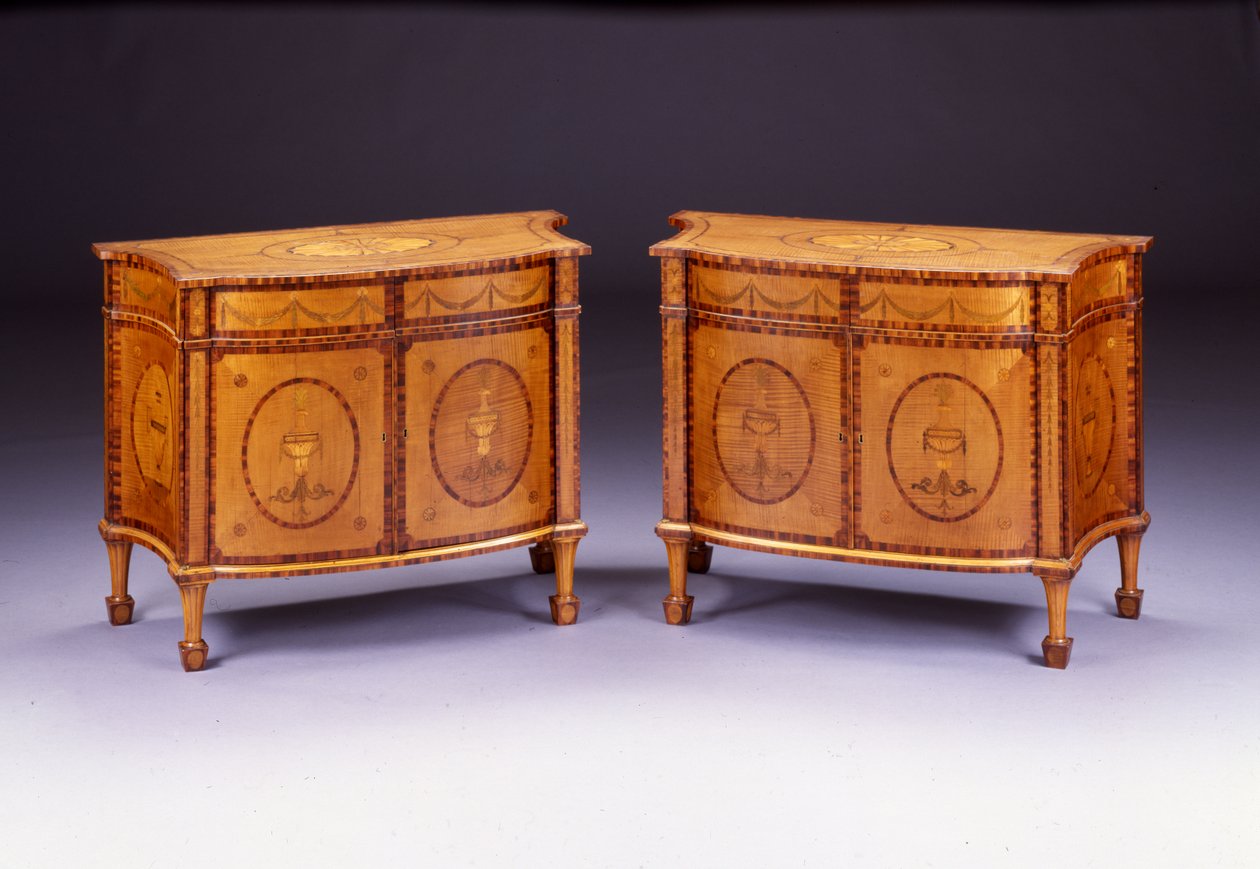 Pair of George III Commodes by Thomas Chippendale