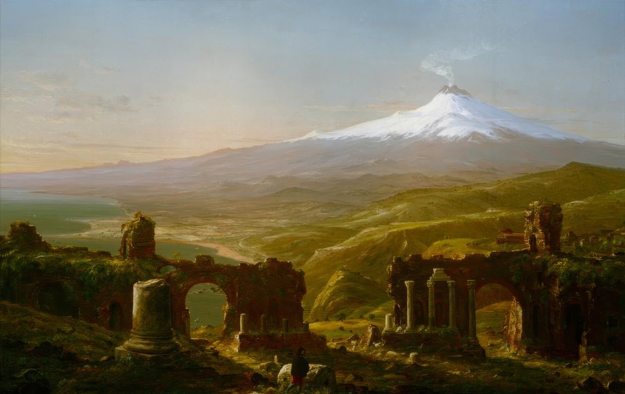 Mount Etna from Taormina by Thomas Cole