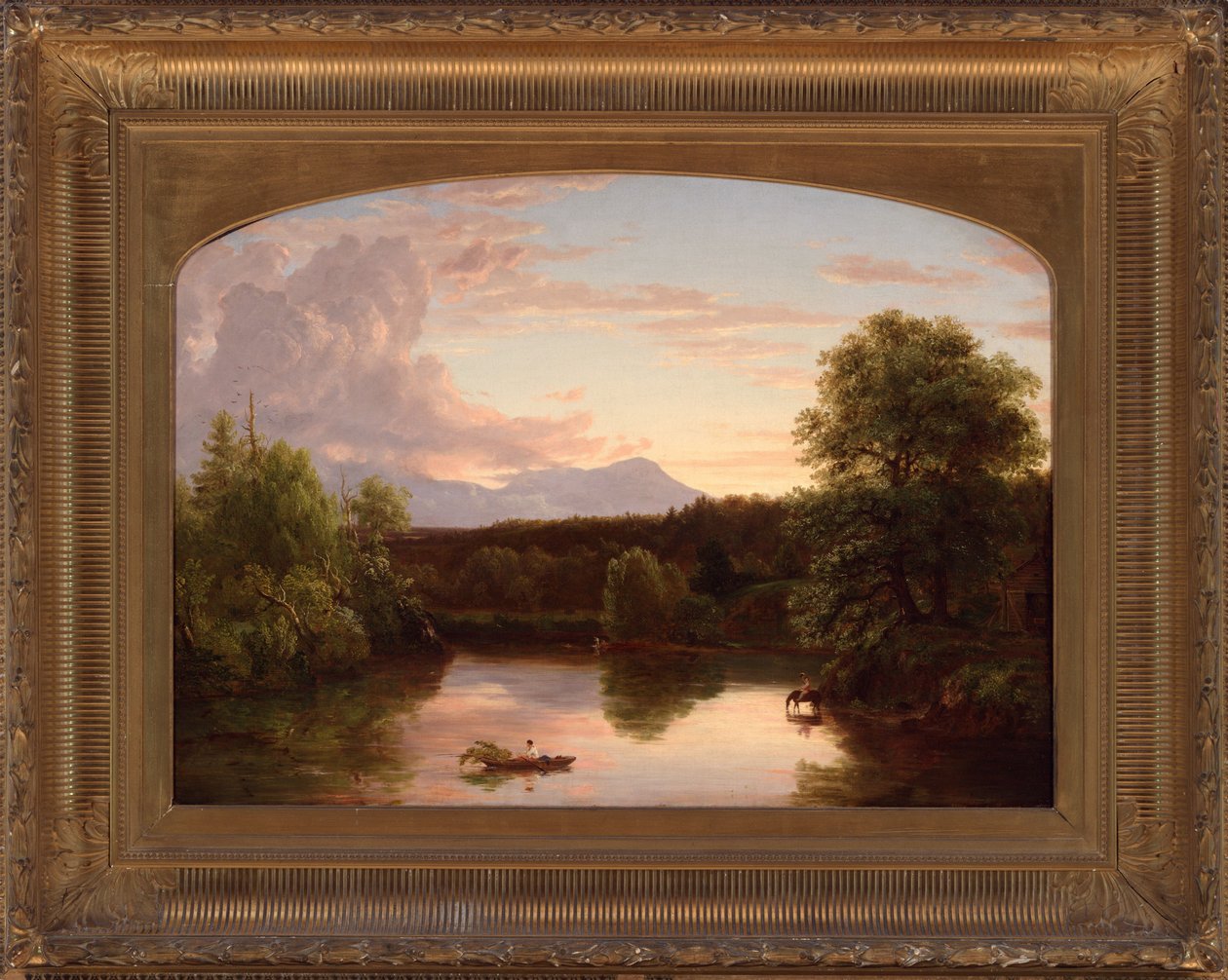 North Mountain and Catskill Creek by Thomas Cole