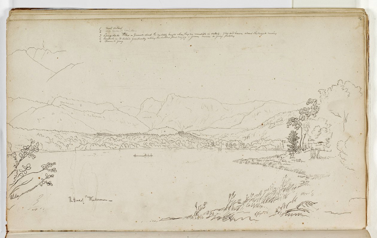 The Head of Windermere, Lake District, England, 1829 by Thomas Cole