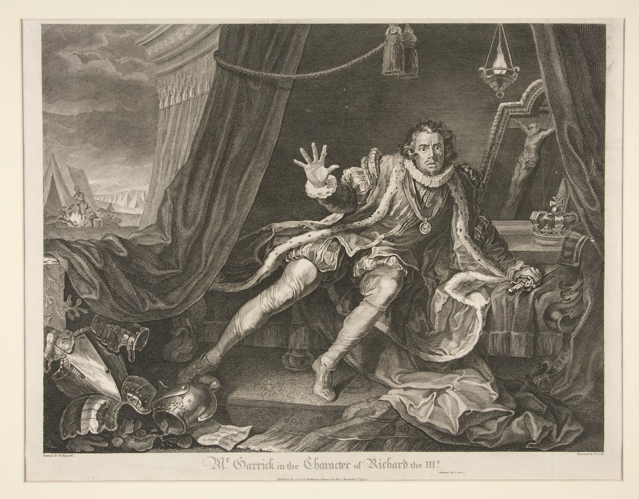 Mr. Garrick in the Character of Richard III by Thomas Cook