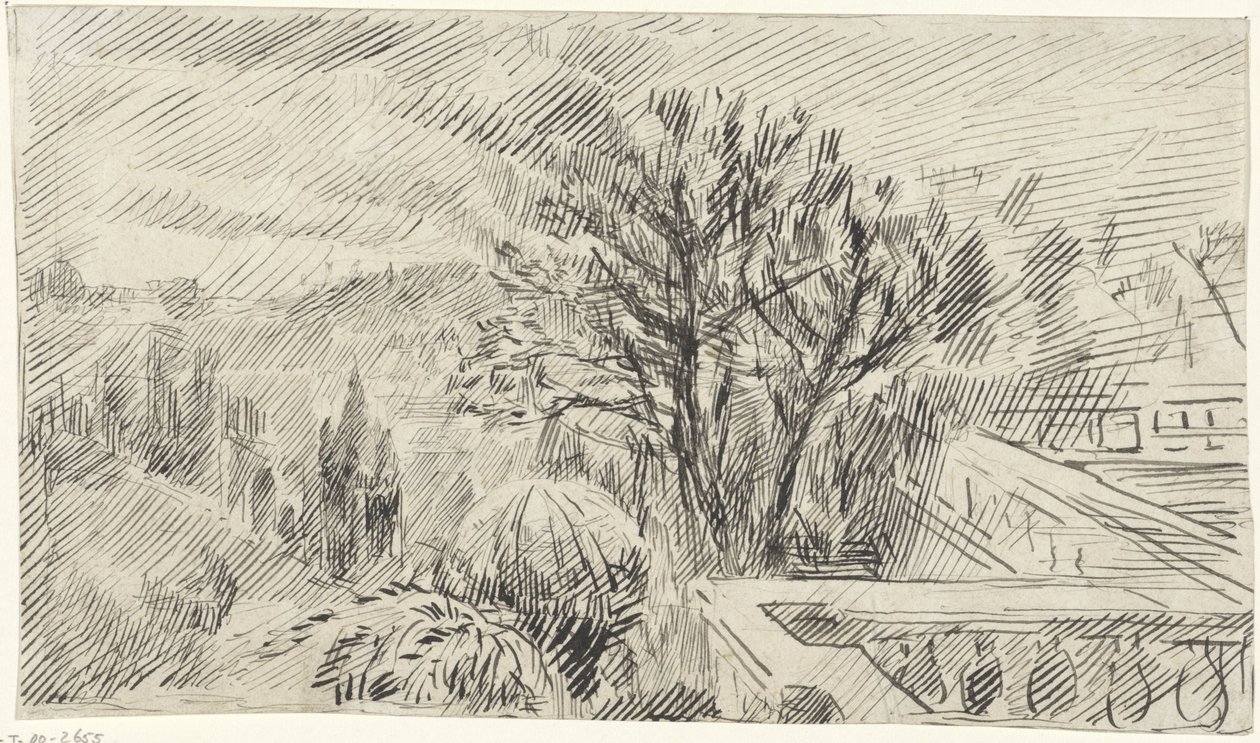 View Over the City from a Terrace by Thomas Cool