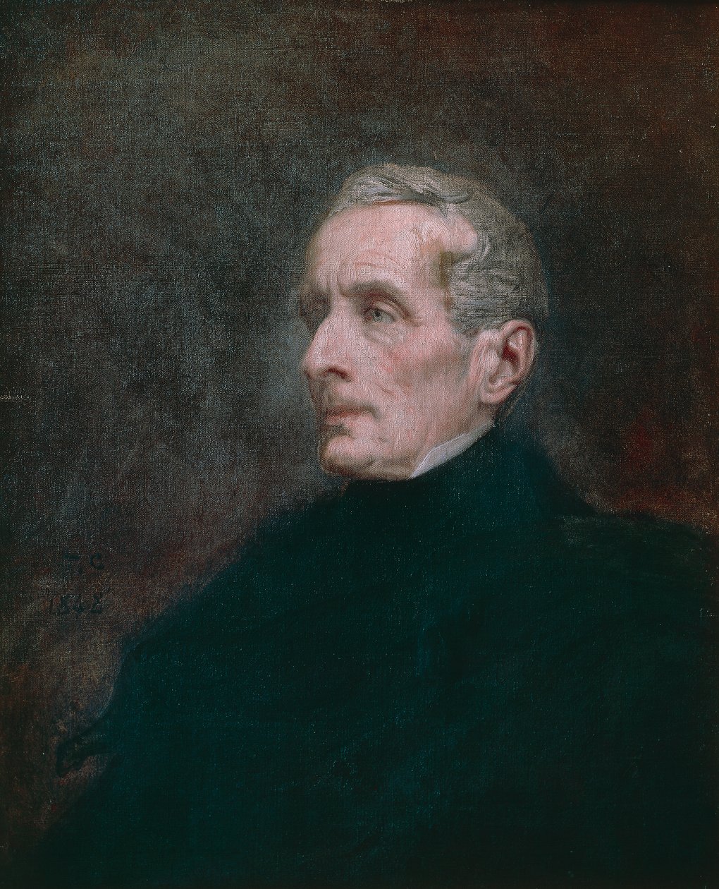 Portrait of Alphonse de Lamartine by Thomas Couture